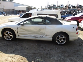 2001 MITSUBISHI ECLIPSE SPYDER GT WHITE 3.0L MT 163784